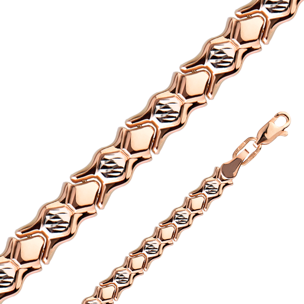 Браслет из золота с декором